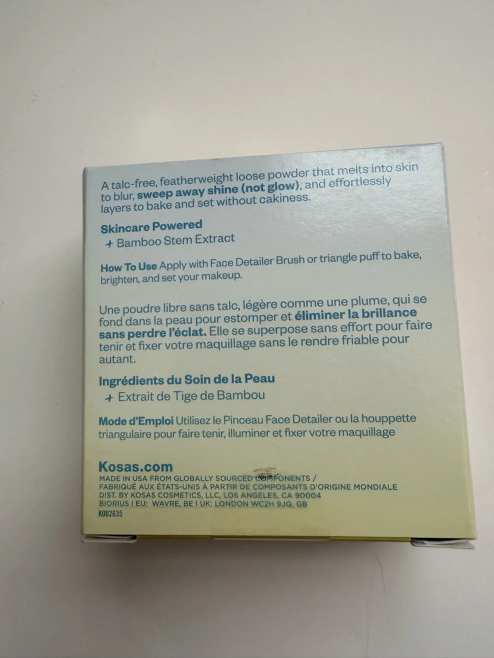 Kosas Cloud Set‎ - Translucent Peachy